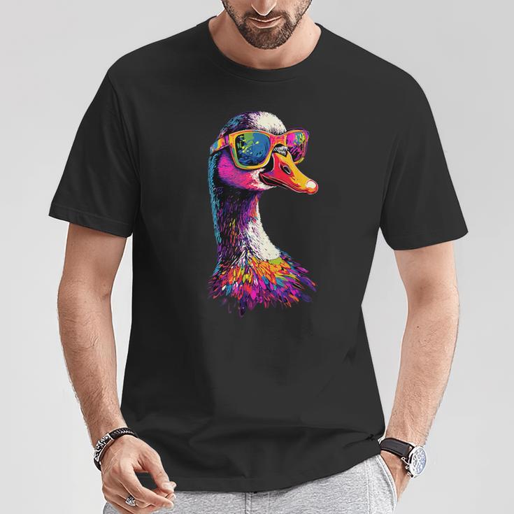 鵞鳥 雛 鴨 小雁 Tシャツ 面白い贈り物