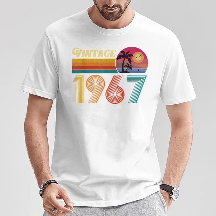 59歳の誕生日プレゼント 59歳 男性 女性 レトロ ヴィンテージ 1967 Tシャツ 面白い贈り物