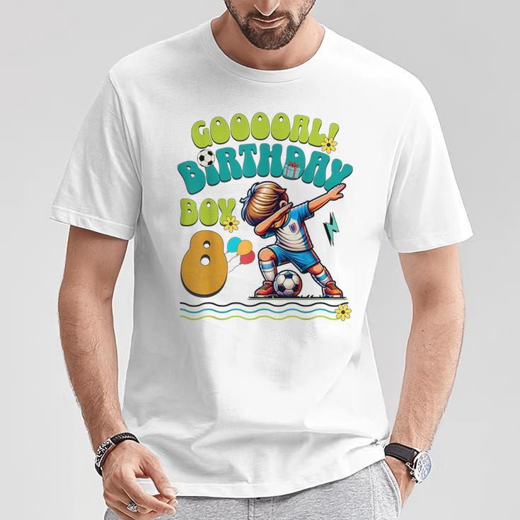 8歳の誕生日 男の子 8歳 サッカー フットボール選手 誕生日 Tシャツ 面白い贈り物