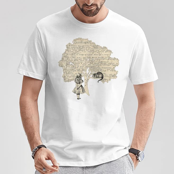 Alice In Wonderland Vintage BookShirt Premium Tri-Blend T-Shirt Unique Gifts Alice In Wonderland Vintage BookShirt Premium Tri-Blend T-Shirt Unique Gifts