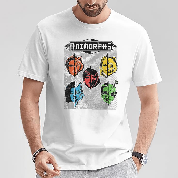 Animorphs Split Face Character Colorful Grid Book Series T-Shirt Unique Gifts Animorphs Split Face Character Colorful Grid Book Series T-Shirt Unique Gifts