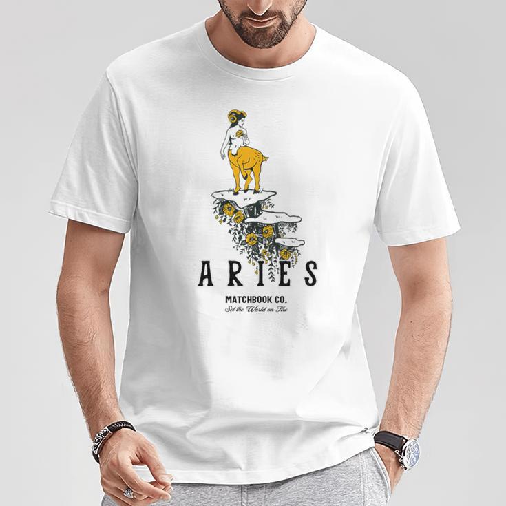 Aries Matchbook Company T-Shirt Unique Gifts