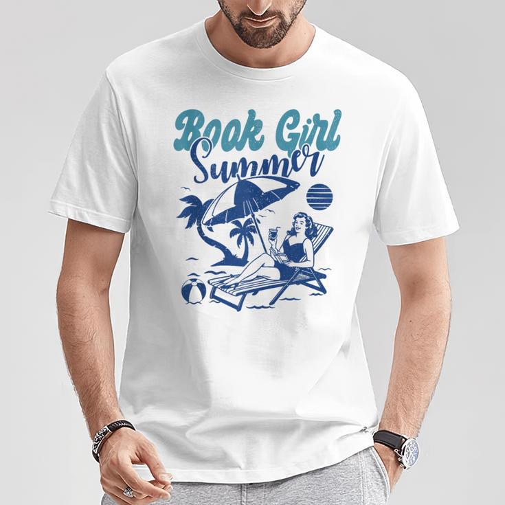 Beach Book Lover Women Girls Book Girl Summer T-Shirt Unique Gifts Beach Book Lover Women Girls Book Girl Summer T-Shirt Unique Gifts