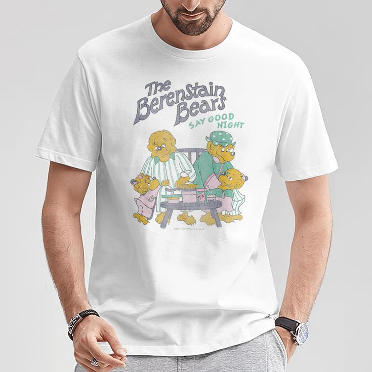 The Berenstain Bears Say Good Night Family Vintage Book T-Shirt Unique Gifts The Berenstain Bears Say Good Night Family Vintage Book T-Shirt Unique Gifts