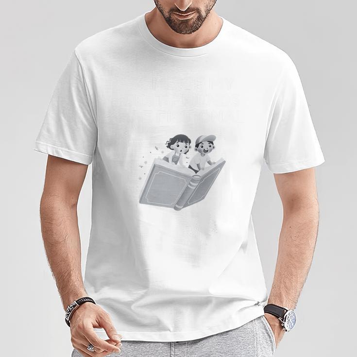 Some Of My Best Friends Are Fictional Book Lover Nerd Premium Tri-Blend T-Shirt Unique Gifts