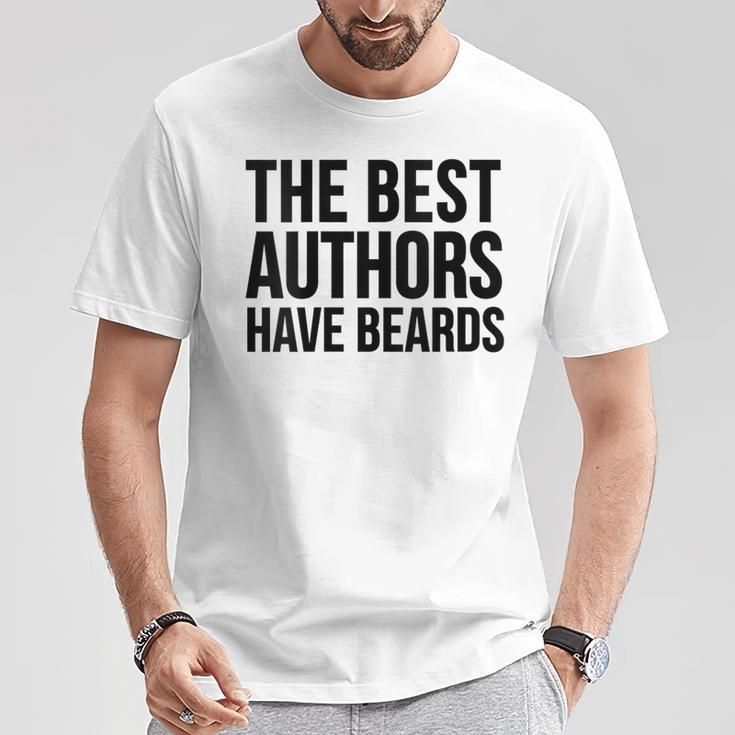 Book Author The Best Authors Have Beards T-Shirt Unique Gifts Book Author The Best Authors Have Beards T-Shirt Unique Gifts