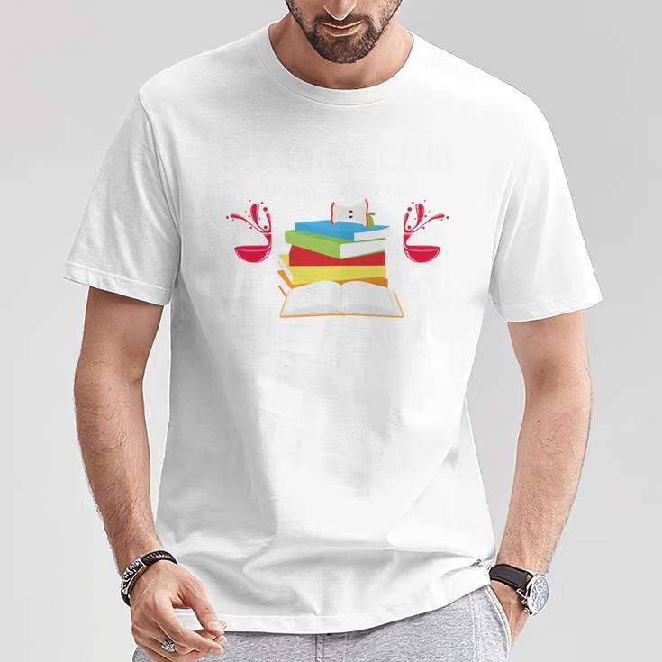 My Book Club Reads Between The Wines Reading T-Shirt Unique Gifts