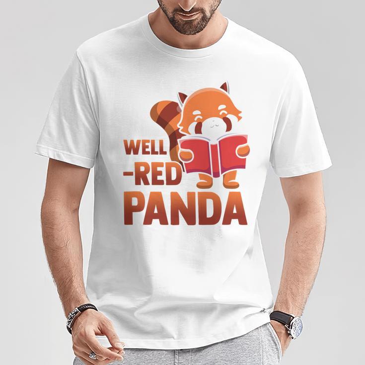 Book Nerd Well Red Panda Cute Bear Book Nerd Zookeeper T-Shirt Unique Gifts Book Nerd Well Red Panda Cute Bear Book Nerd Zookeeper T-Shirt Unique Gifts