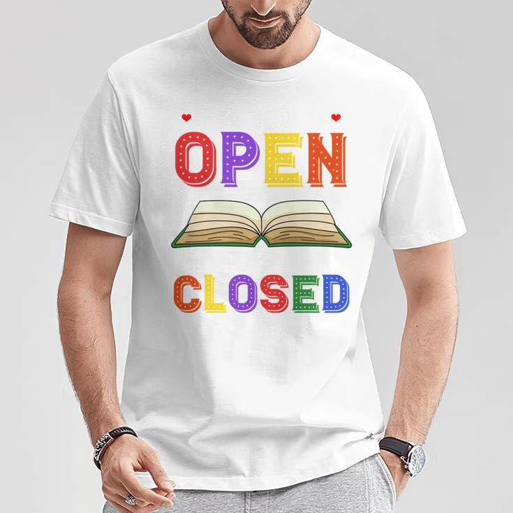 If My Book Is Open Your Mouth Is Closed Reading Books Performance T-Shirt Unique Gifts