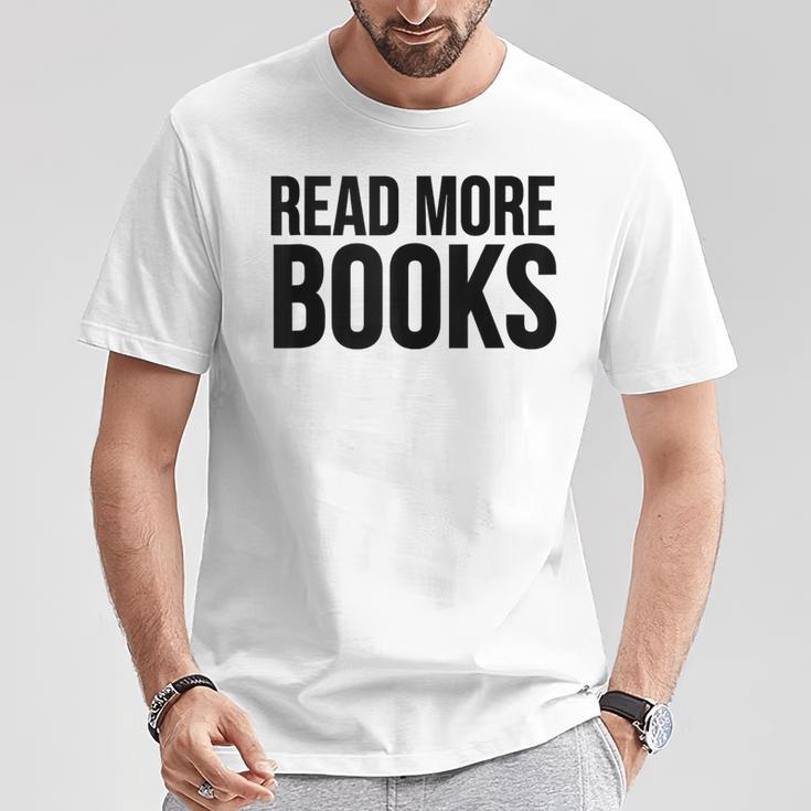 Book Reader Read More Books T-Shirt Unique Gifts