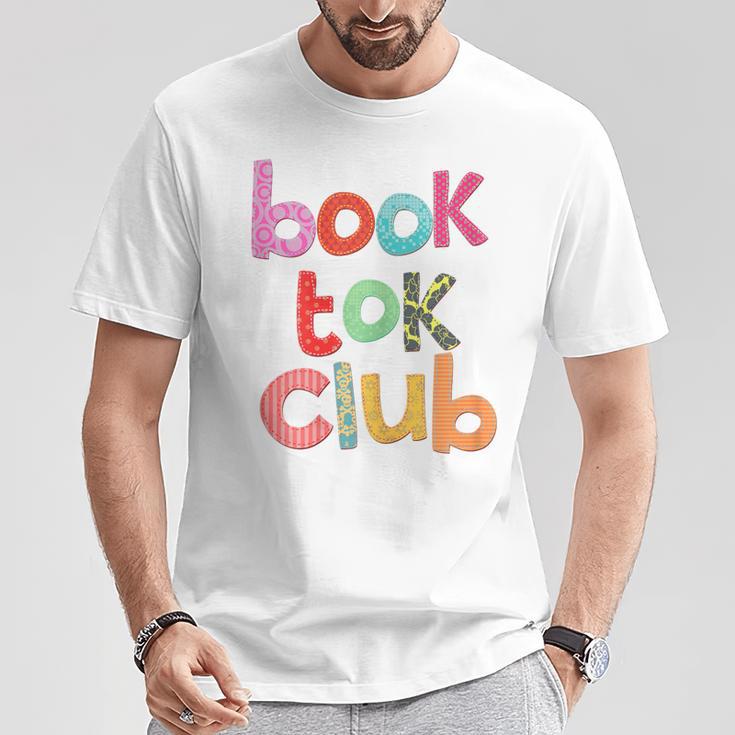 Book Tok Club Book Lover Bookish Librarian Reading Reads T-Shirt Unique Gifts