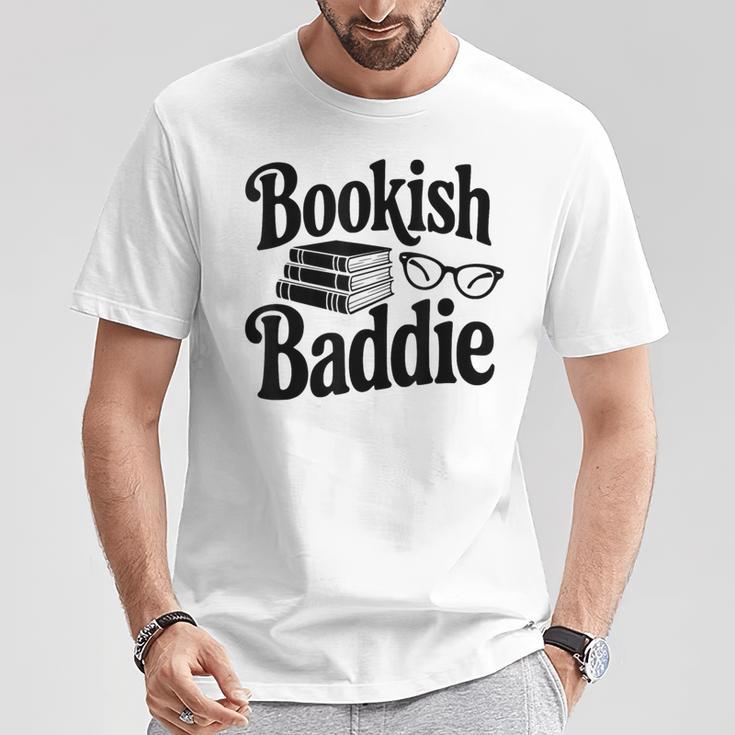 Bookish Baddie Reading Vibes Literary Lover T-Shirt Unique Gifts