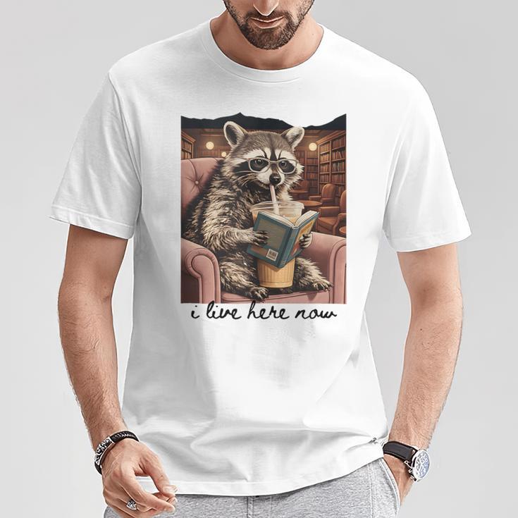 Bookish Mom Raccoon I Live Here Now Library Book Lover T-Shirt Unique Gifts Bookish Mom Raccoon I Live Here Now Library Book Lover T-Shirt Unique Gifts