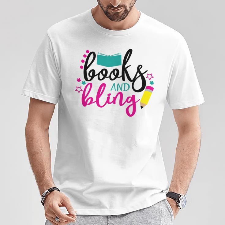 Books And Bling T-Shirt Unique Gifts