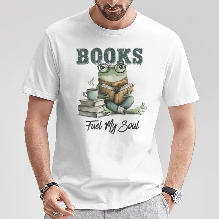 Books Fuel My Soul T-Shirt Unique Gifts