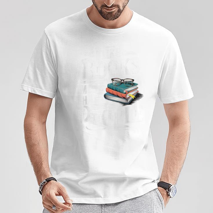 I Like Books More Than People Book Lovers Bookworms T-Shirt Unique Gifts