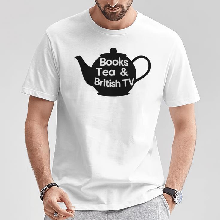 Books Tea And British TV Premium Tri-Blend T-Shirt T-Shirt Unique Gifts