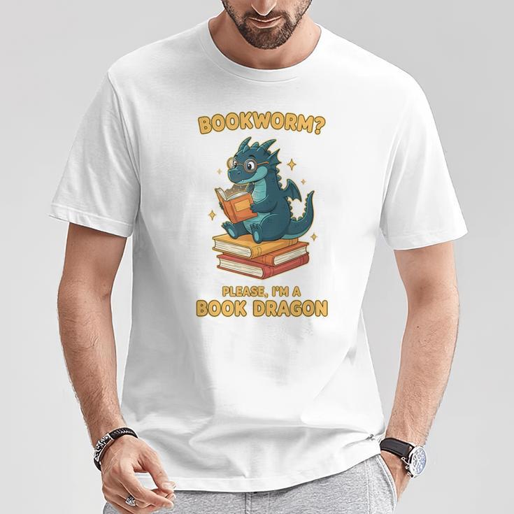 Bookworm Please I'm A Book Dragon Reading For Men T-Shirt Unique Gifts Bookworm Please I'm A Book Dragon Reading For Men T-Shirt Unique Gifts