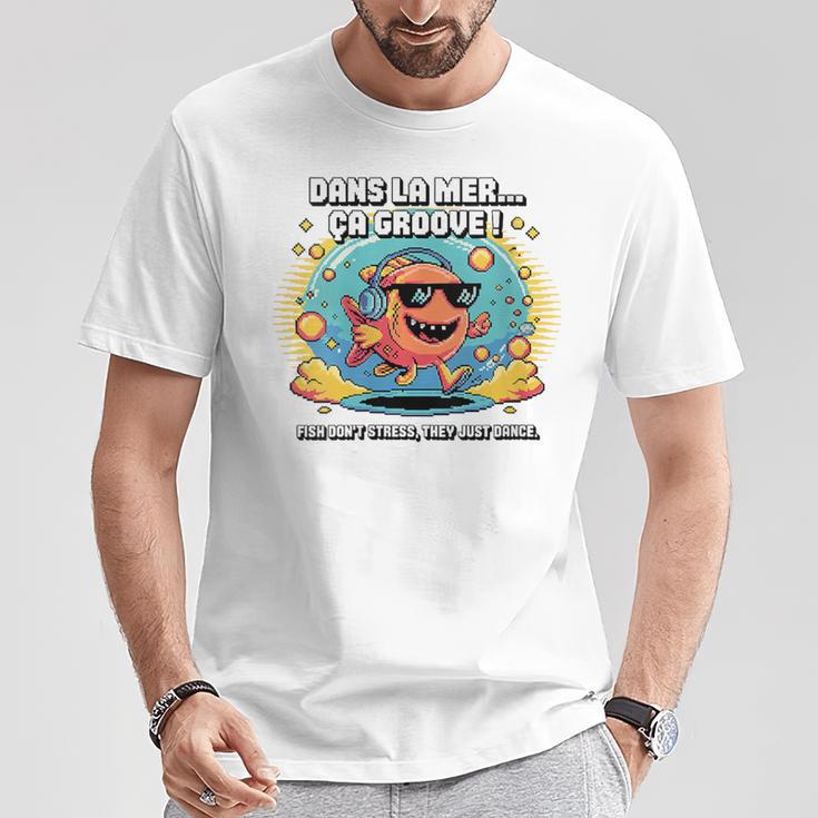 Cadeauympa Amateur Des Poissons Poisson Rigolo Humeur T-Shirt Cadeaux drôles