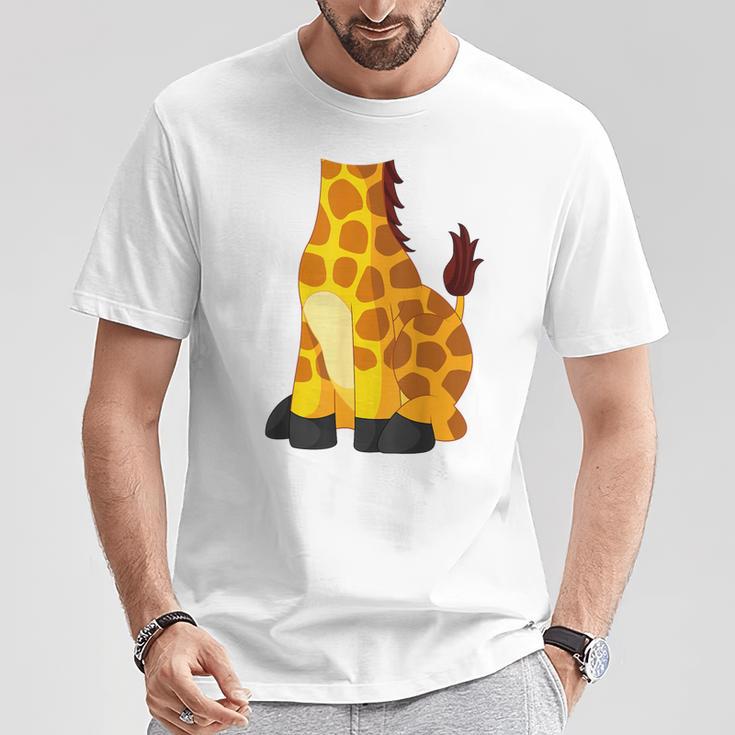 Camisa De Jirafa Para Adultos Niños Hombres Es Disfraz De Jirafa Camiseta unisex Regalos divertidos