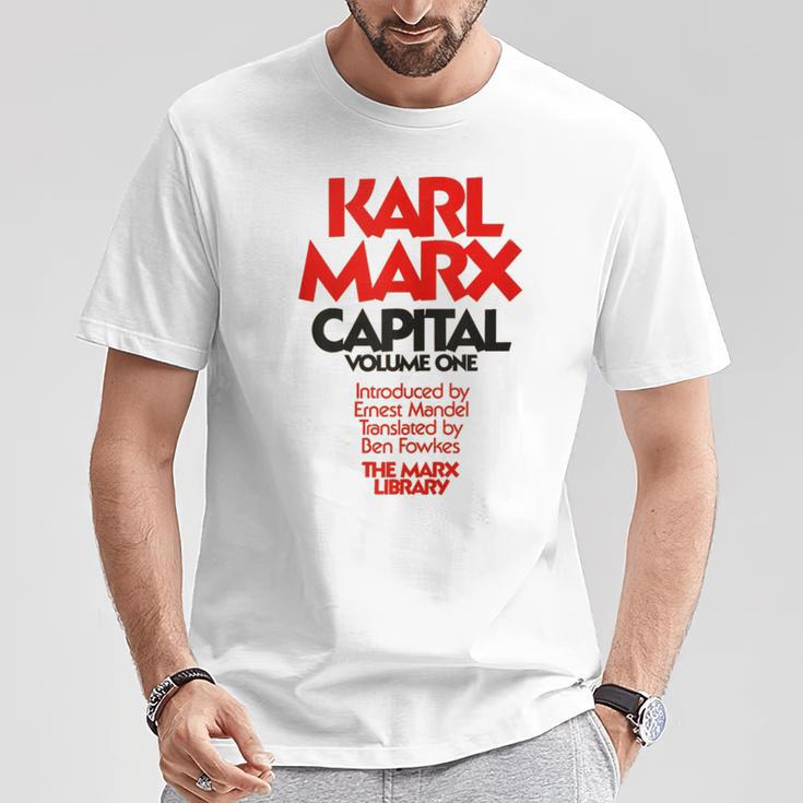 Capital Karl Marx Vintage Book Cover T-Shirt Unique Gifts Capital Karl Marx Vintage Book Cover T-Shirt Unique Gifts