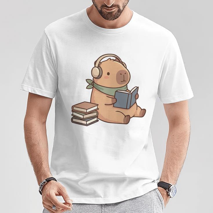 Capybara Reading a Book Cute Reading For Boys Girls Premium Tri-Blend T-Shirt Unique Gifts Capybara Reading a Book Cute Reading For Boys Girls Premium Tri-Blend T-Shirt Unique Gifts