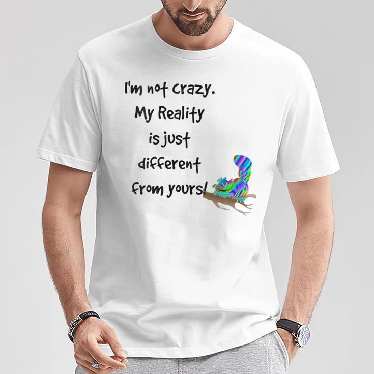 Cheshire Cat Alice In Wonderland Costume Book Quote T-Shirt Unique Gifts Cheshire Cat Alice In Wonderland Costume Book Quote T-Shirt Unique Gifts
