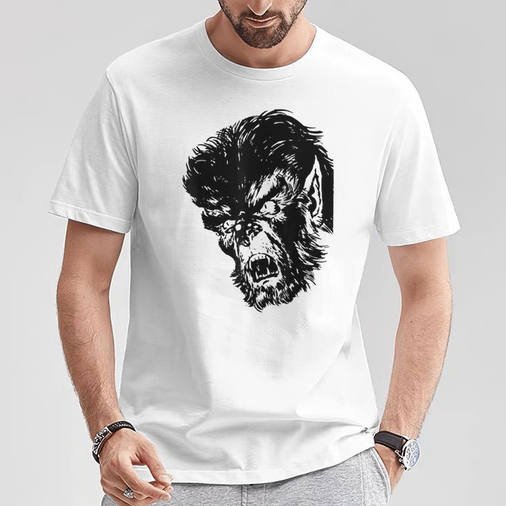 Classic Monster Horror Comic Book Horror Movie Werewolf T-Shirt Unique Gifts