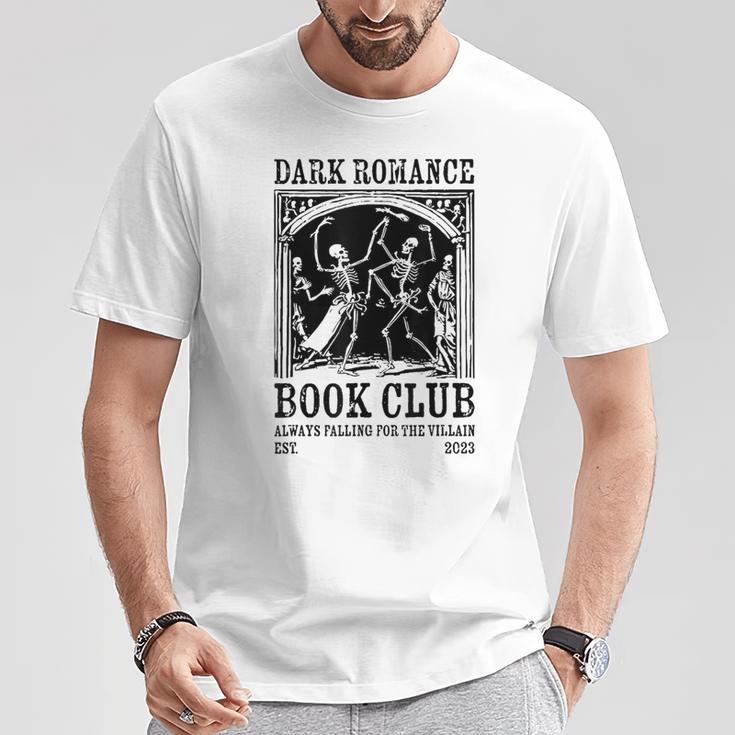 Dark Romance Book Club Always Falling For The Villain T-Shirt Unique Gifts