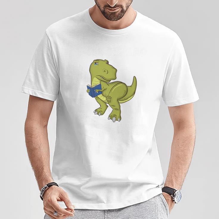 Dinosaur Book LoverRex Sad Arms Too Short To Reader Premium Tri-Blend T-Shirt Unique Gifts