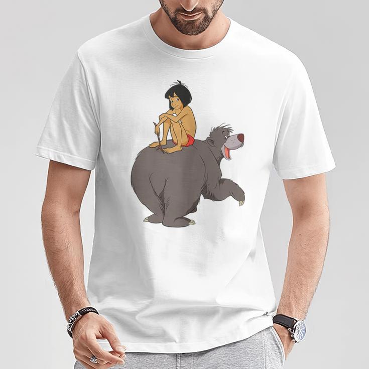 Disney The Jungle Book Mowgli And Baloo Chillin T-Shirt Unique Gifts Disney The Jungle Book Mowgli And Baloo Chillin T-Shirt Unique Gifts