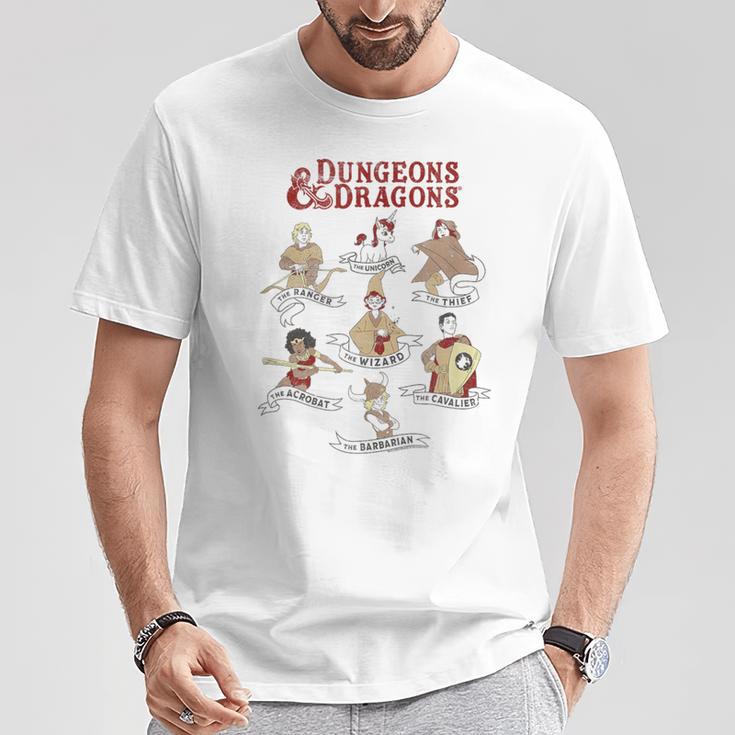 Dungeons & Dragons Textbook Players T-Shirt Unique Gifts