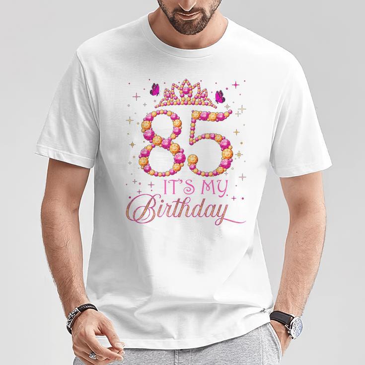 Es Mi 85 Cumpleaños Regalo 85 Años Cumpleaños Reina Camiseta unisex Regalos divertidos