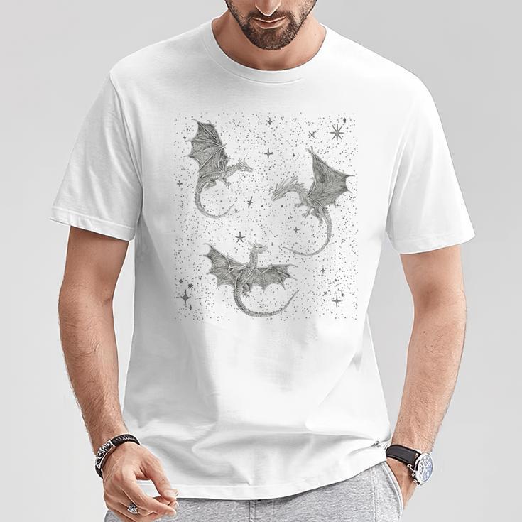 Flying Dragon Fantasy Reader For Bookworm Book Lovers Premium Tri-Blend T-Shirt Unique Gifts