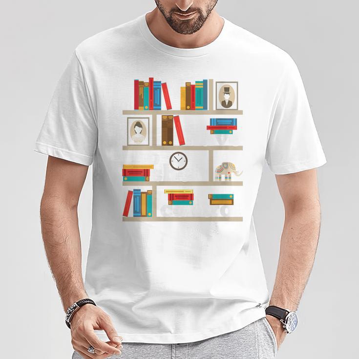FUNNY NO SELF SHELF CONTROL READING BOOKS BOOKWORM BOOK PUN T-Shirt Unique Gifts FUNNY NO SELF SHELF CONTROL READING BOOKS BOOKWORM BOOK PUN T-Shirt Unique Gifts