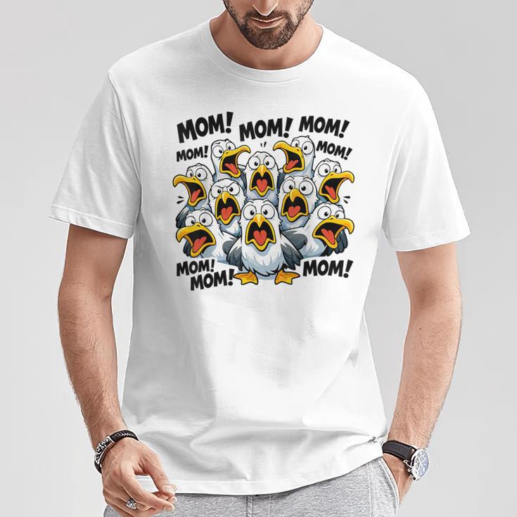 Seagull Mom Mother's Day Bird Animal Mother Bird T-Shirt Unique Gifts Seagull Mom Mother's Day Bird Animal Mother Bird T-Shirt Unique Gifts