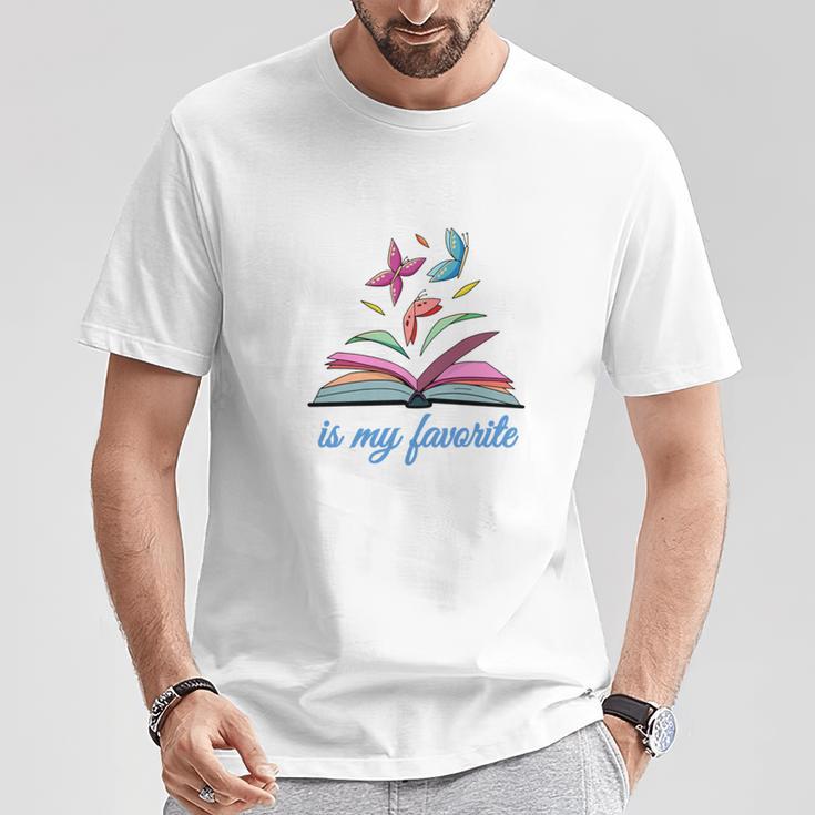 My Granddaughter Is My Favorite Author For Book Lovers T-Shirt Unique Gifts