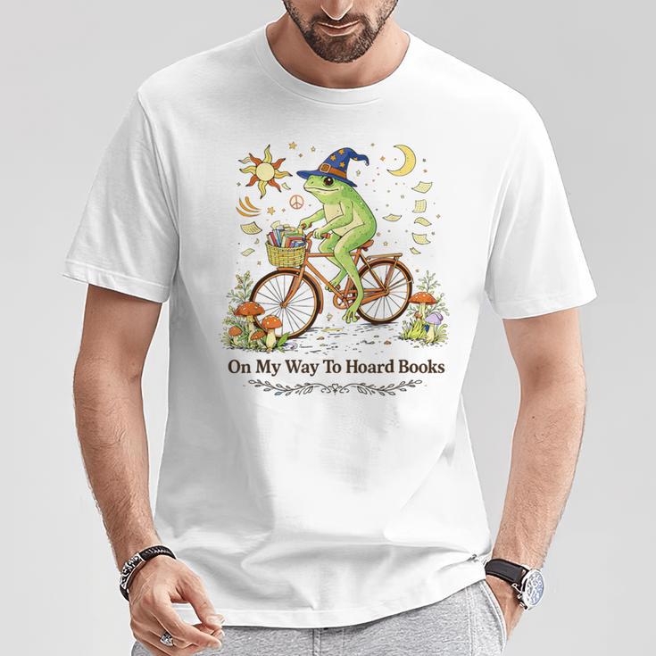 ON My Way To Hoard Books Cute Frog For Book Lovers T-Shirt Unique Gifts ON My Way To Hoard Books Cute Frog For Book Lovers T-Shirt Unique Gifts