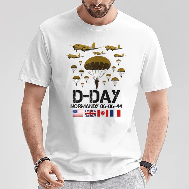 Homenaje A Loseteranos De Paracaidistas De Normandía Del 82 Aniversario Del Día D Camiseta unisex Regalos divertidos