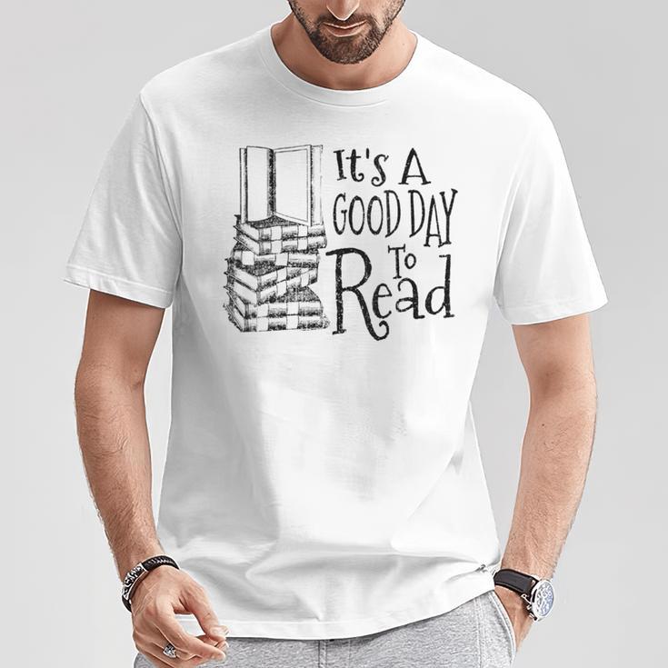 It's A Good Day To Read Shirt Book Lovers Reading Club T-Shirt Unique Gifts