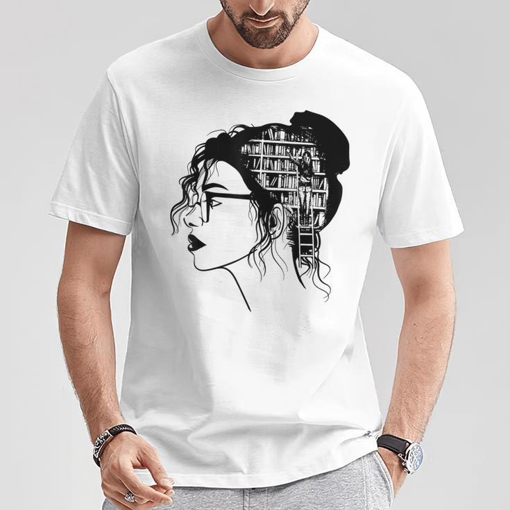 Just A Girl Who Loves Books Lady Library Women T-Shirt Unique Gifts Just A Girl Who Loves Books Lady Library Women T-Shirt Unique Gifts
