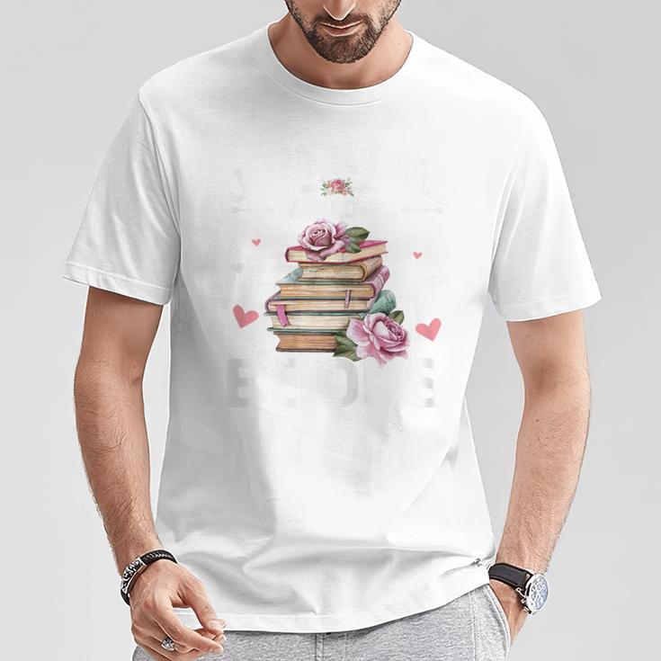 Just A Girl Who Loves Books Shirt Books Lover Girls Bookworm T-Shirt Unique Gifts Just A Girl Who Loves Books Shirt Books Lover Girls Bookworm T-Shirt Unique Gifts