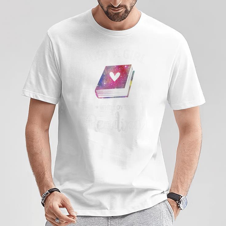 Just a Girl Who Loves Reading Book Lover Reading T-Shirt Unique Gifts Just a Girl Who Loves Reading Book Lover Reading T-Shirt Unique Gifts