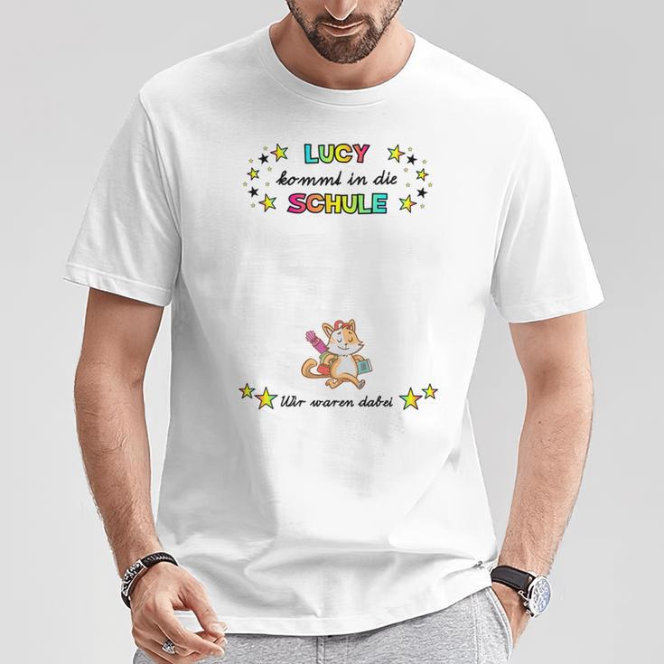 Kids Lucy Guest Book For First Day Of School T-Shirt Unique Gifts