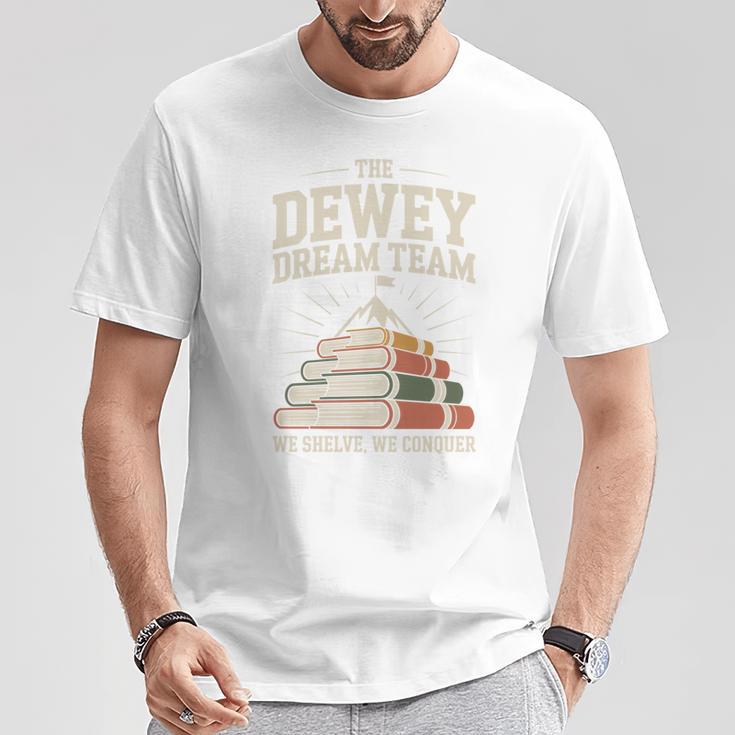 Library Dream Team Mountain Of Books Librarian T-Shirt Unique Gifts Library Dream Team Mountain Of Books Librarian T-Shirt Unique Gifts