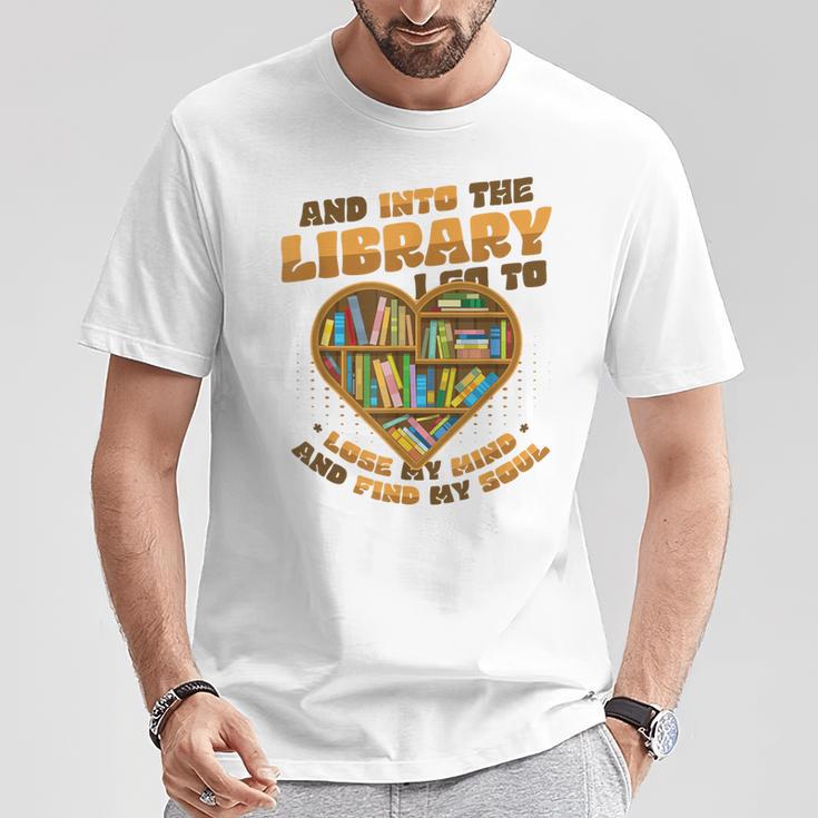Library Lover Reading Books Librarian T-Shirt Unique Gifts