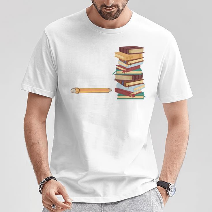 Life Without Books Is Like An Unsharpened Pencil Bookworm T-Shirt Unique Gifts