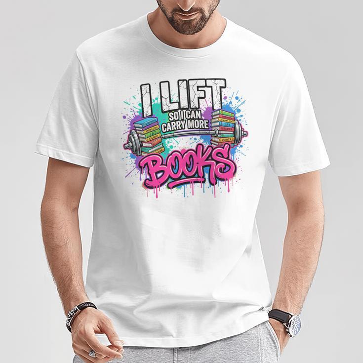 I Lift So I Can Carry More Books Reader Librarian Premium Tri-Blend T-Shirt Unique Gifts I Lift So I Can Carry More Books Reader Librarian Premium Tri-Blend T-Shirt Unique Gifts