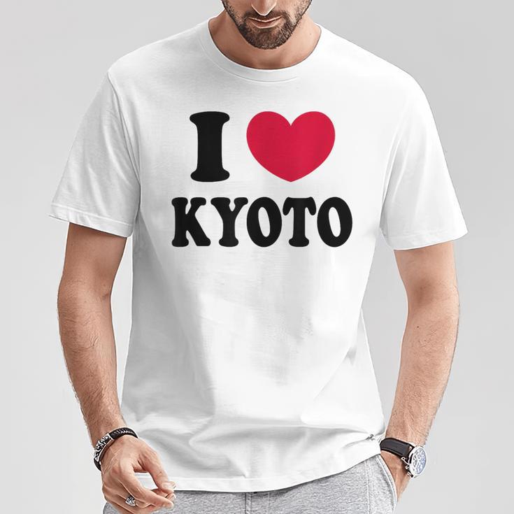 I Love Kyoto 京都大好き Tシャツ 面白い贈り物