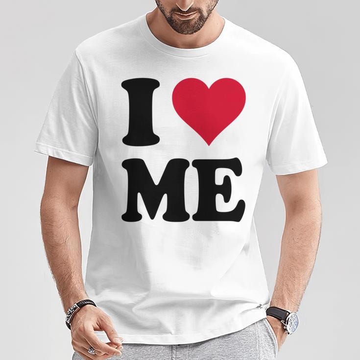 I Love Me 長袖tシャツ Tシャツ 面白い贈り物